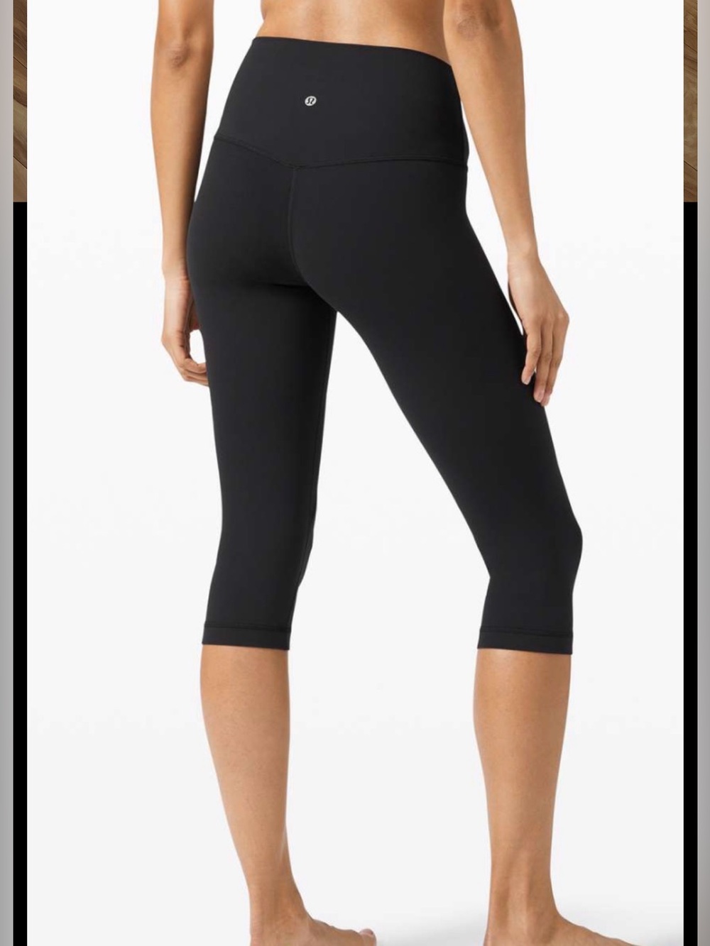 Lululemon High Rise Black Leggings Pants Size 10 Yoga Workout Athletic